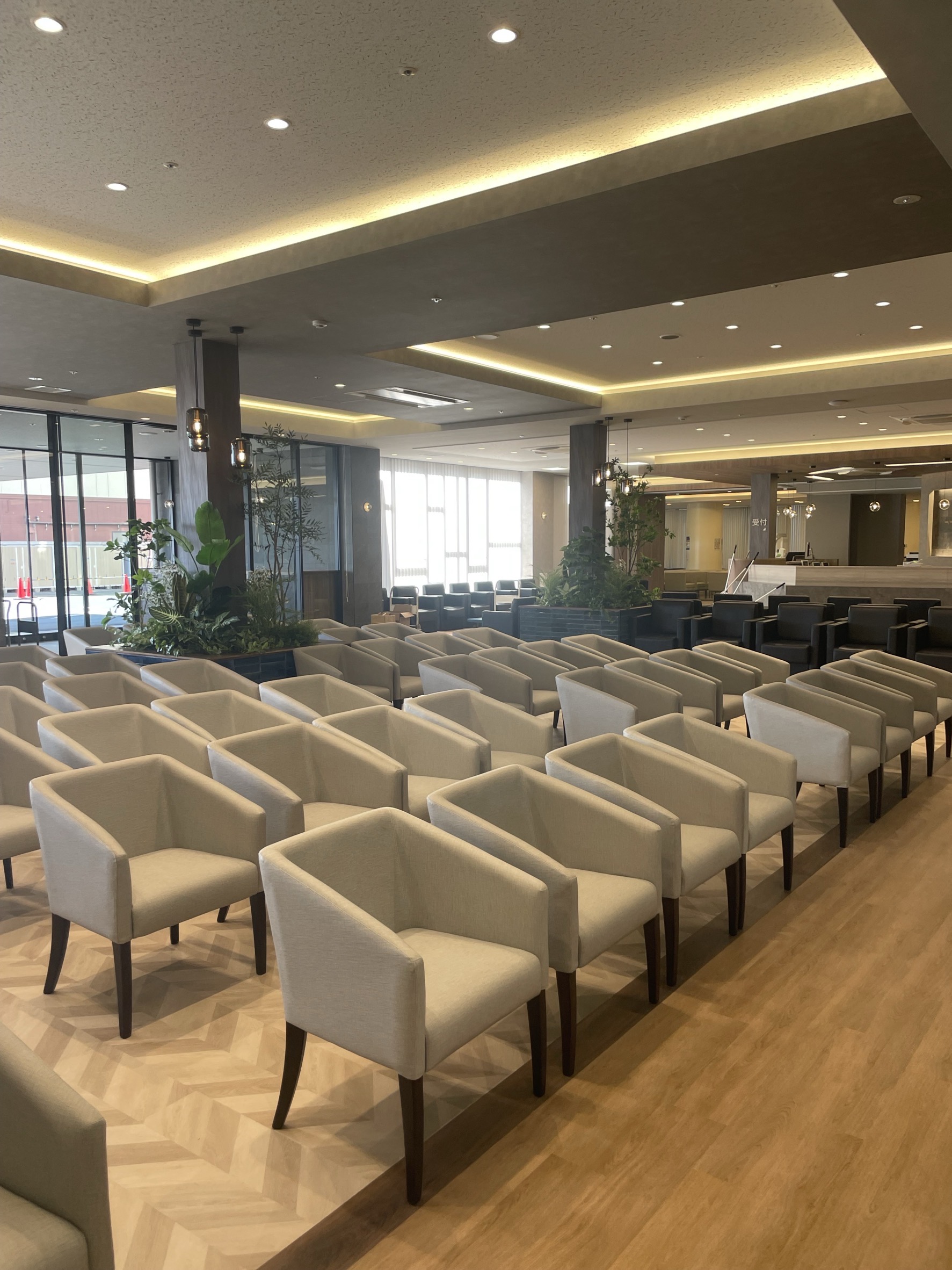 新しい外来受付